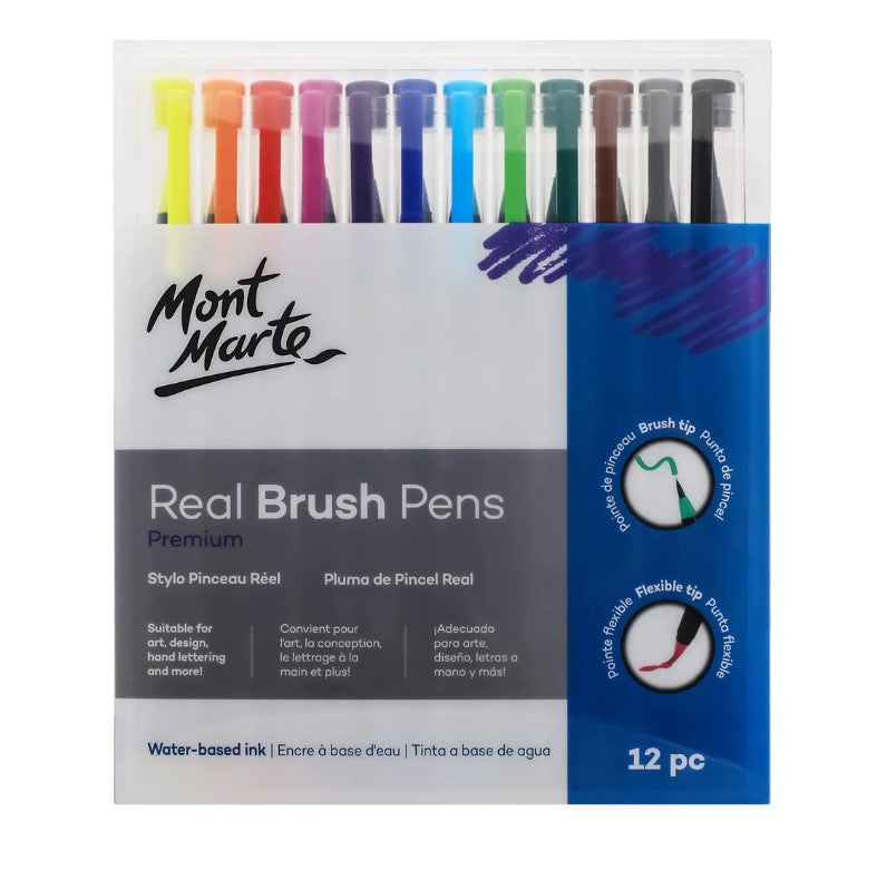 MM Real Brush Pens 12pc – Artbeat