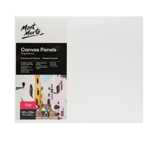 MM Canvas Panels Pack 2 25.4x30.5cm