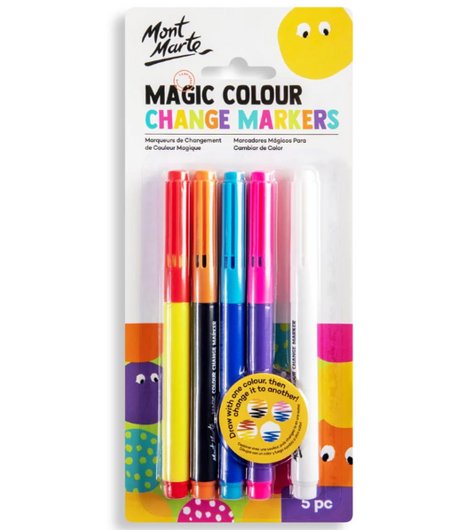 MM Magic Colour Change Markers 5pc