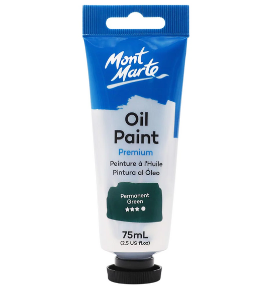MM Oil Paint 75ml - Permanent Green