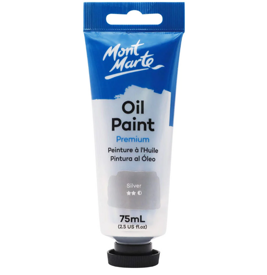 MM Oil Paint 75ml - Silver